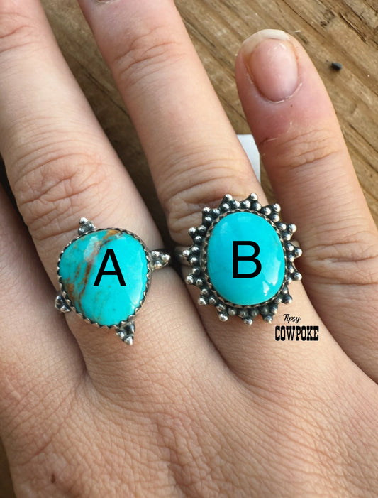 Turquoise Ring Size 10 - Creative Freedom Collective