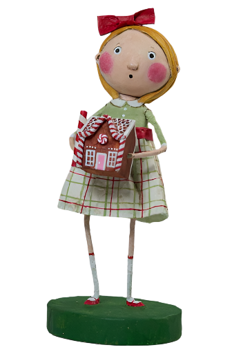 Ginger's House Christmas Figurine by Lori Mitchell *NEW for 2025* Quirks!