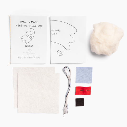 Herb the Vivacious Ghost Heron Hill Stitch Co.