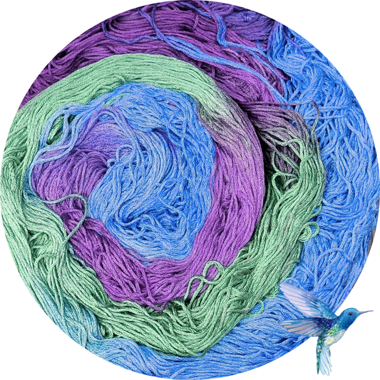 Hummingbird - Flower Silk Special Edition Colorway StitchyBox