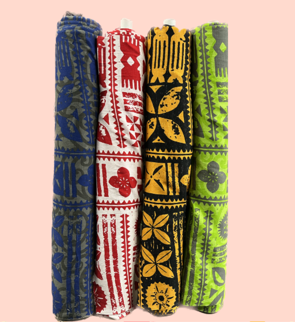 Tapa Cotton Light Barkcloth Fabric | Islands Fabric Islands Fabric