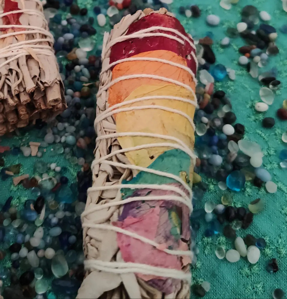 🌈 🌹 💚 Rainbow Rose Petals & Sage Bundles 💚🌹🌈 Creative Freedom Collective