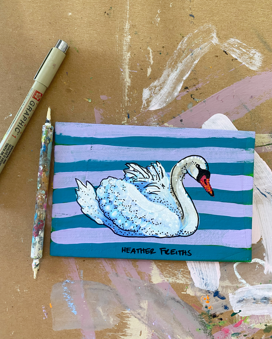 Swan ( Original Painting )
