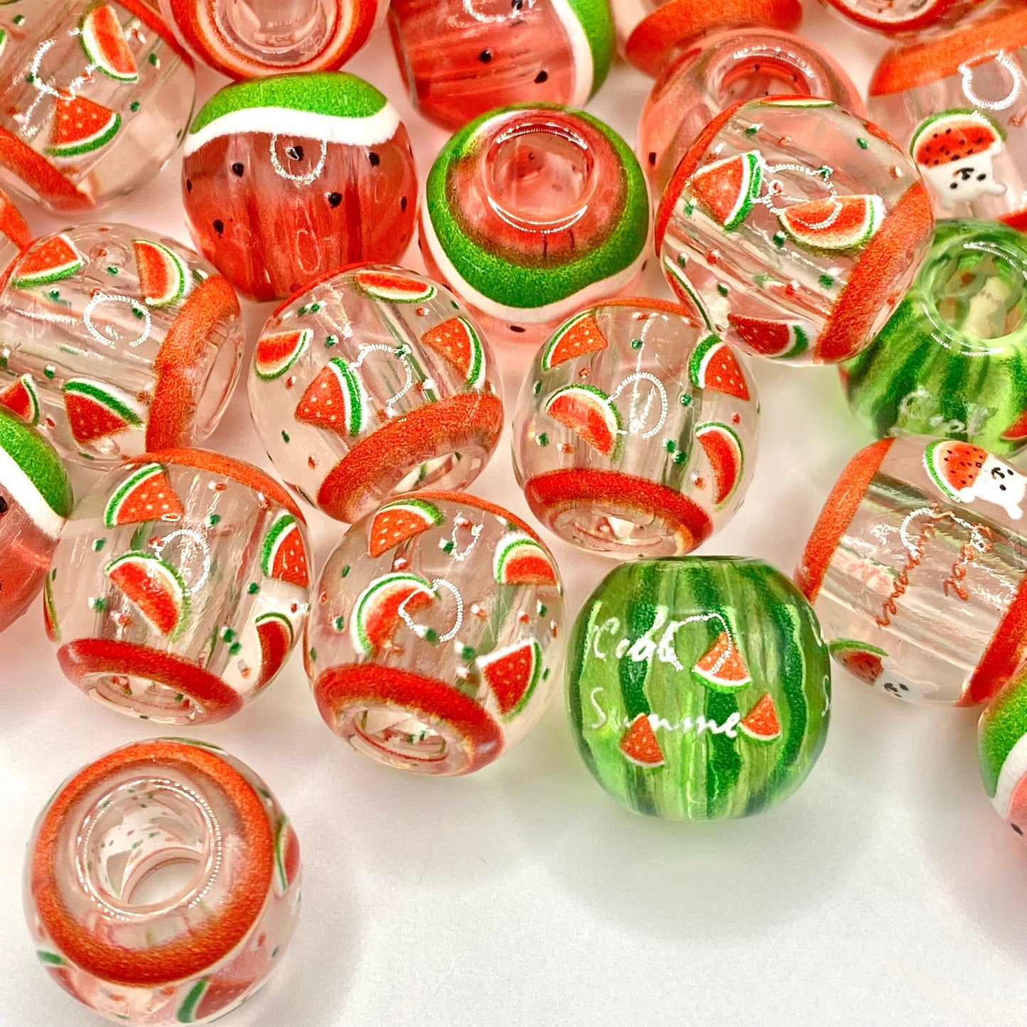 I Love Summer so Berry Much Acrylic Beads Emerald City Beads & Supplies