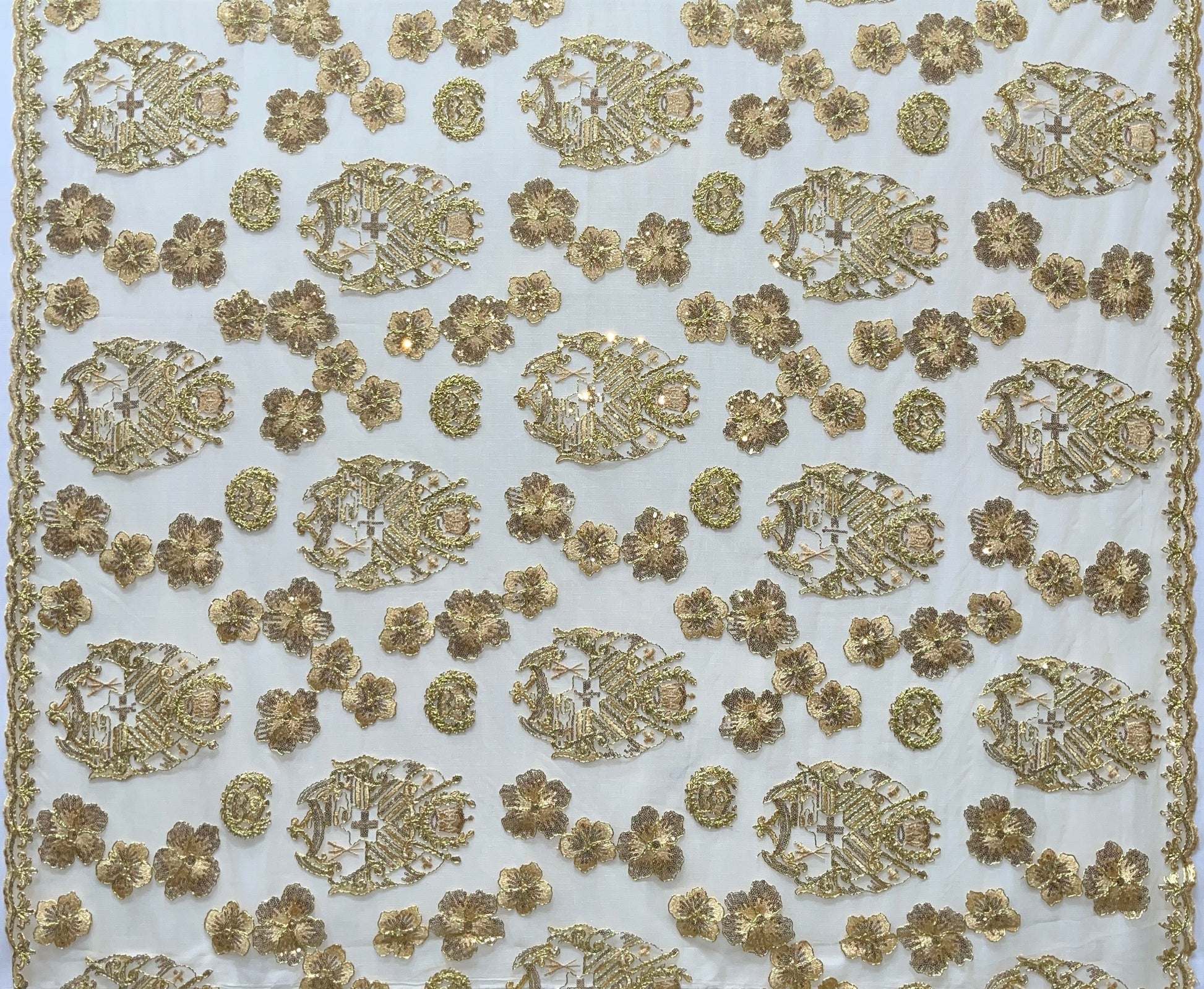 Hibiscus Tonga Seal Lace | Islands Fabric Islands Fabric