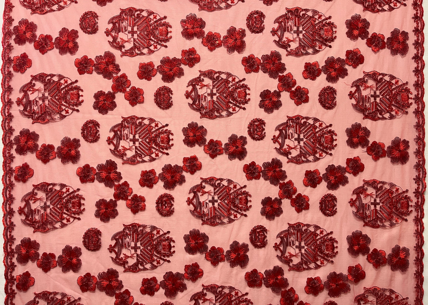 Hibiscus Tonga Seal Lace | Islands Fabric Islands Fabric