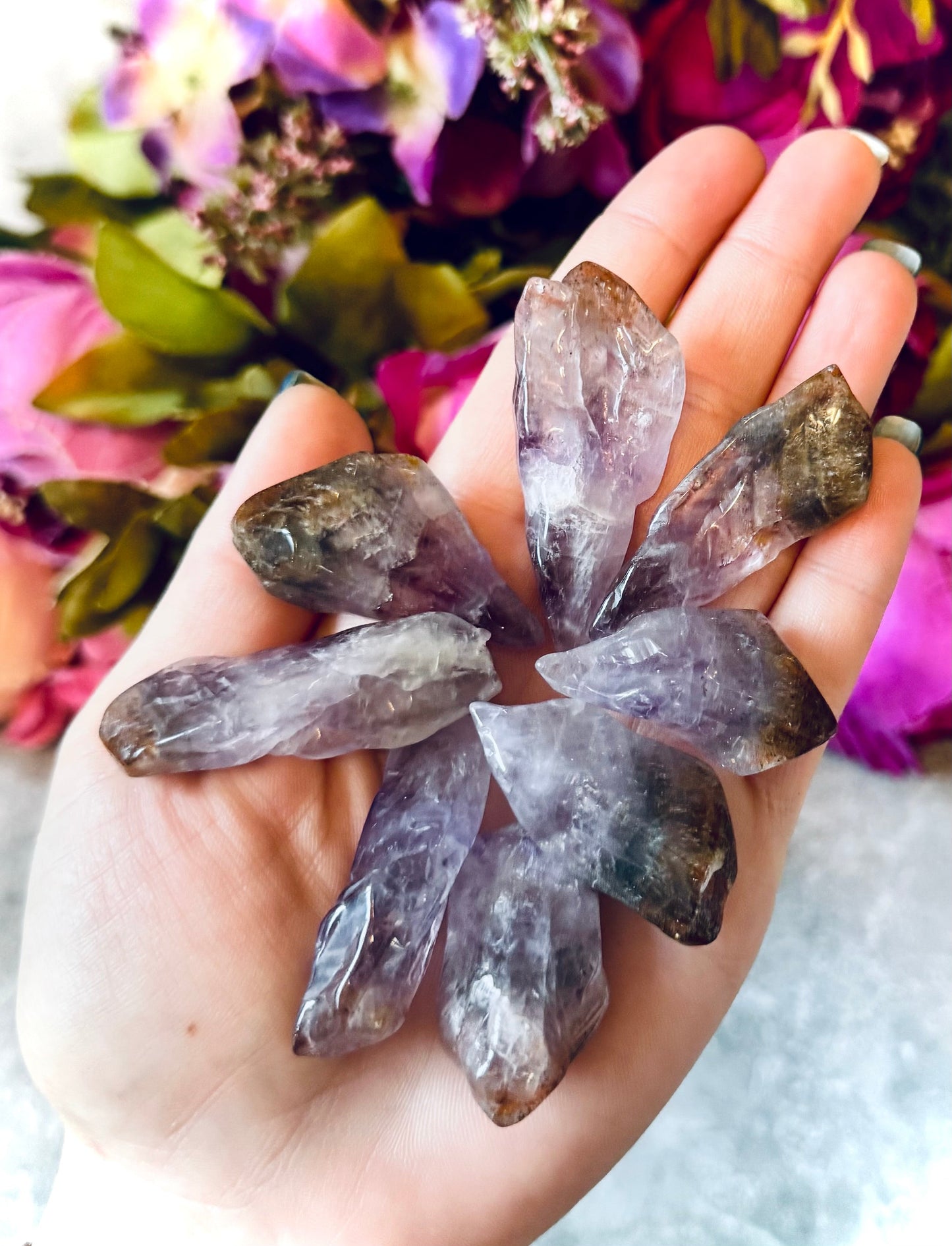 Polished Super Seven Amethyst