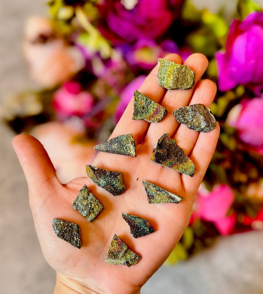 Rainbow Pyrite, Iridescent Pyrite From Ulyanovsk, Russia