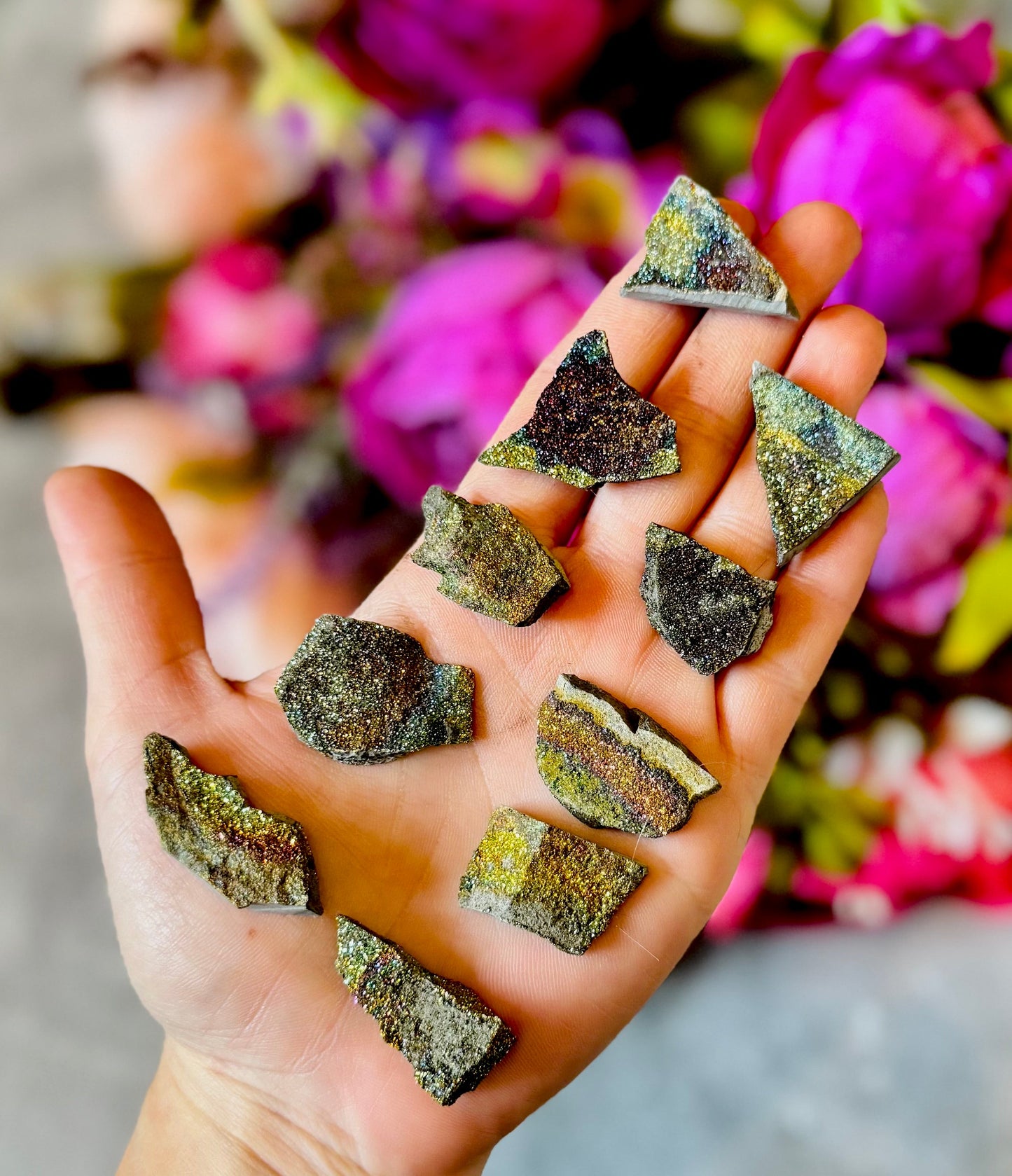 Rainbow Pyrite, Iridescent Pyrite From Ulyanovsk, Russia