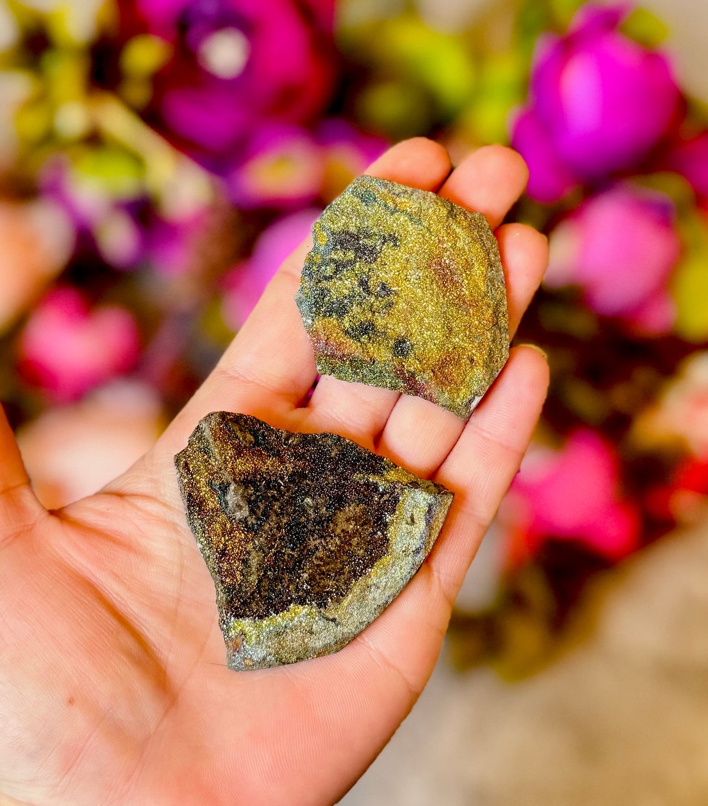 Rainbow Pyrite, Iridescent Pyrite From Ulyanovsk, Russia