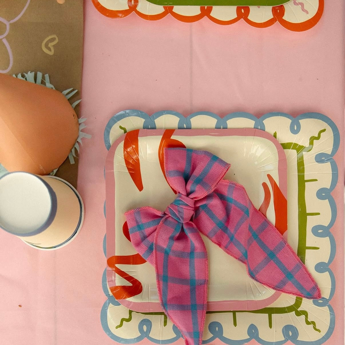 Art Party Dessert Plates (x 12) POP party supplies