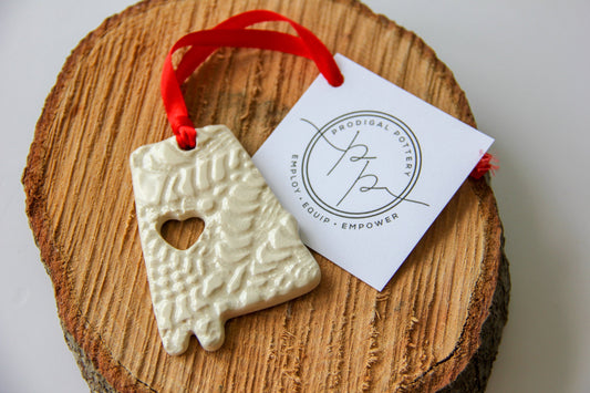 Roll Tide Alabama Ornament prodigalpottery