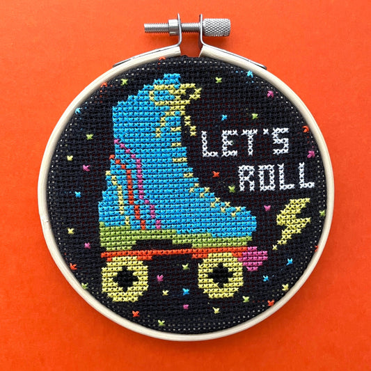 Let's Roll Counted Cross Stitch DIY KIT