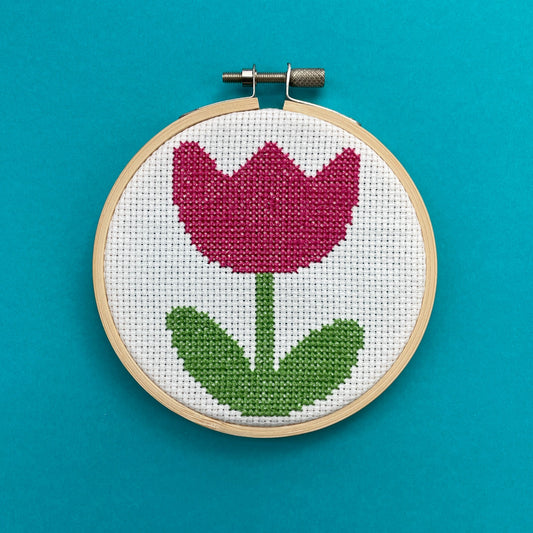 Tulip by Mary Engelbreit Counted Cross Stitch DIY KIT