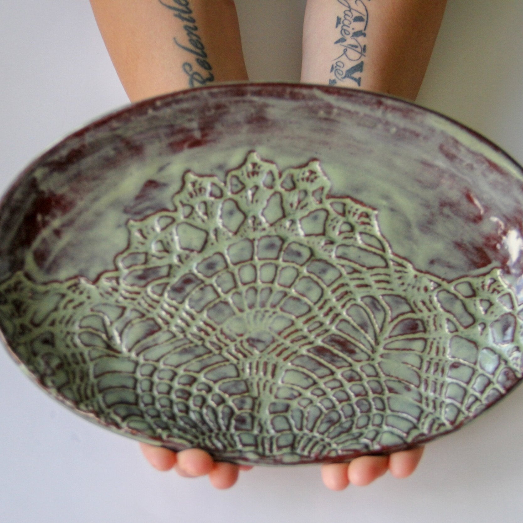 Ceramic Oval Platter - Prodigal Pottery prodigalpottery