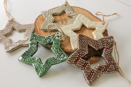 Cutout Star Ornament prodigalpottery