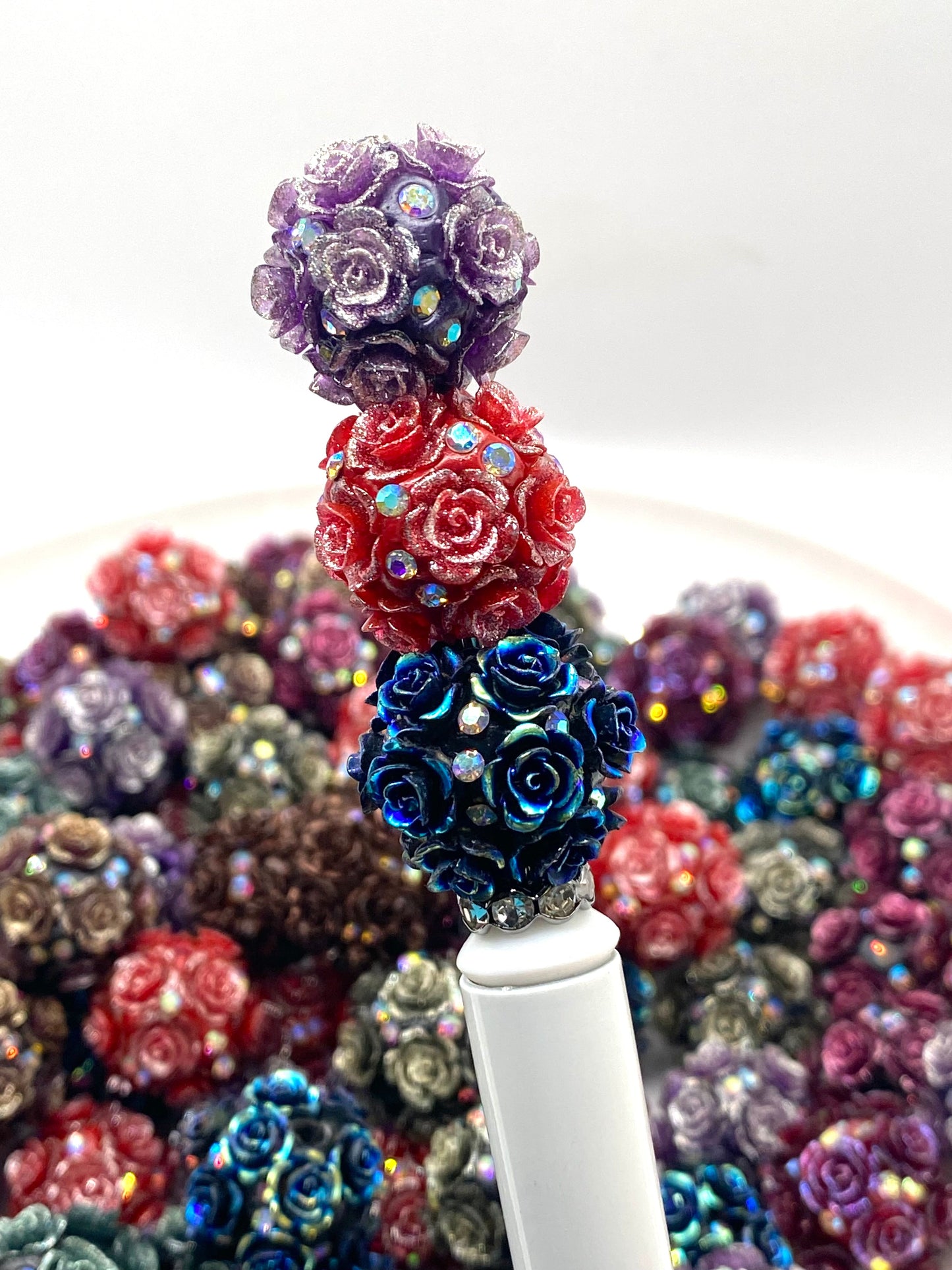Kiss From a Rose Acrylic Beads Emerald City Beads & Supplies