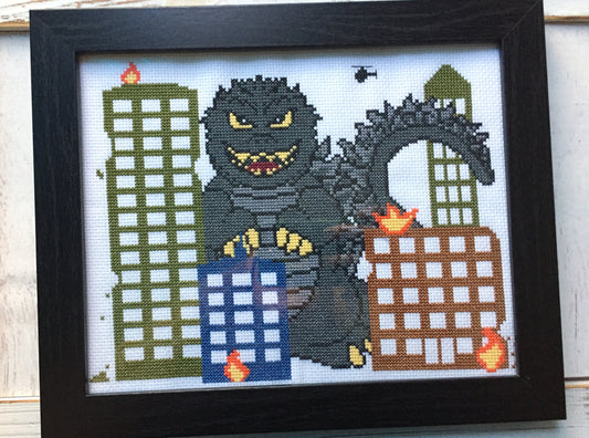 Monster Mayhem Counted Cross Stitch DIY KIT