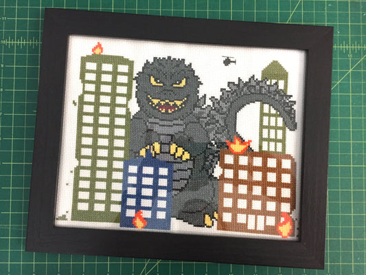 Monster Mayhem Counted Cross Stitch DIY KIT