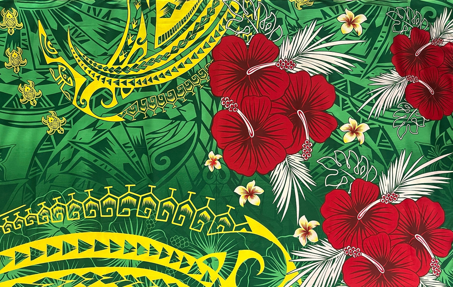 Fiji Hibiscus Cluster Sarong | Islands Fabric Islands Fabric