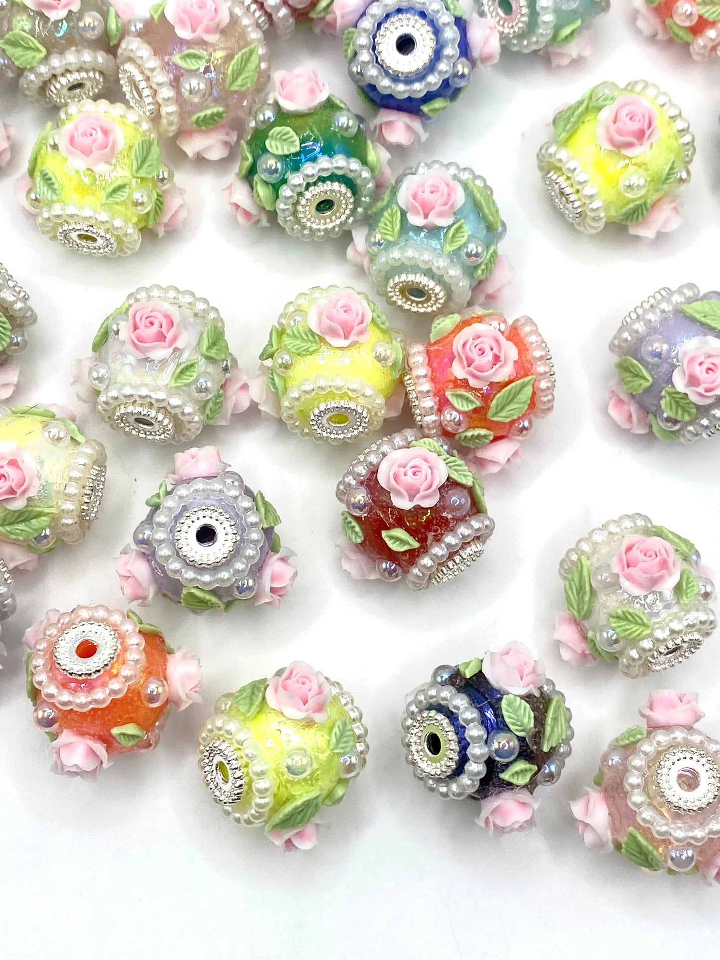 Roses Fall, But The Thorns Remain Fancy Acrylic Beads Emerald City Beads & Supplies