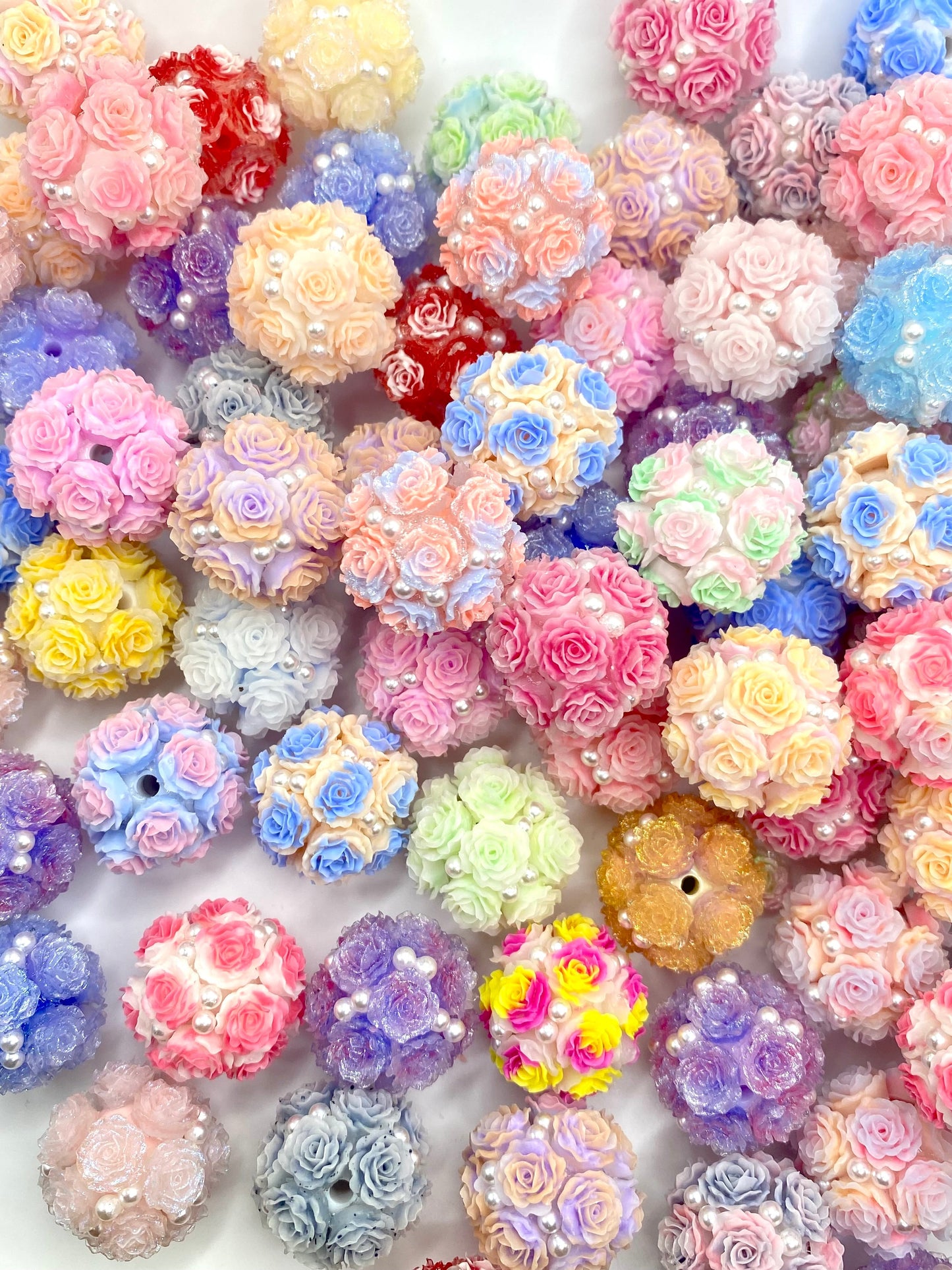 Must Have Flowers, Always and Always Luxury Acrylic Beads Emerald City Beads & Supplies