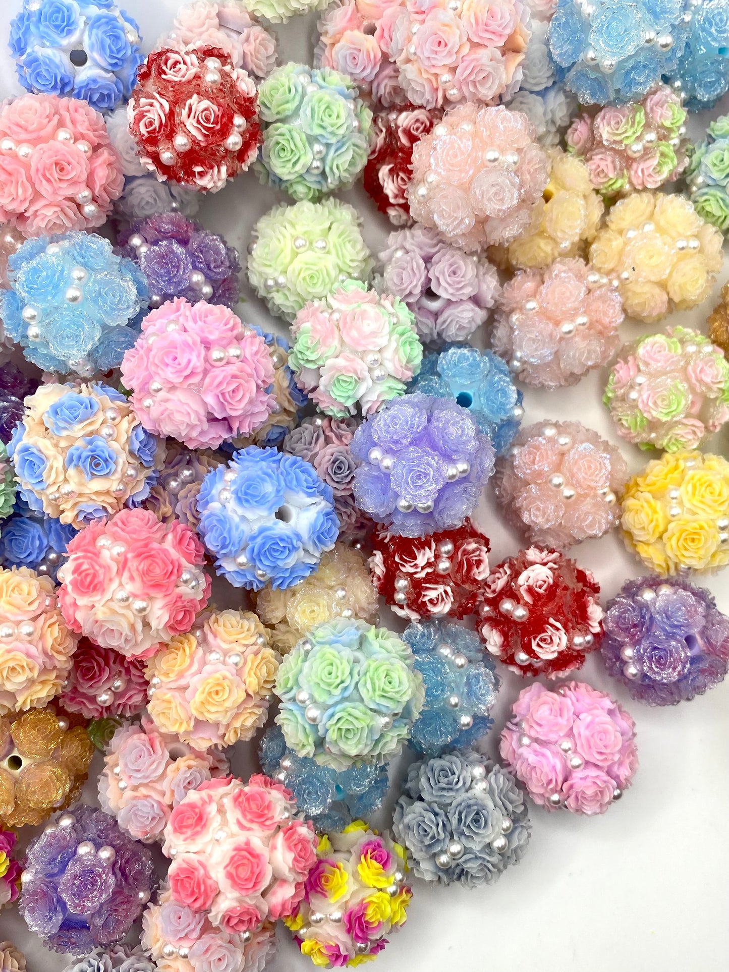 Must Have Flowers, Always and Always Luxury Acrylic Beads Emerald City Beads & Supplies