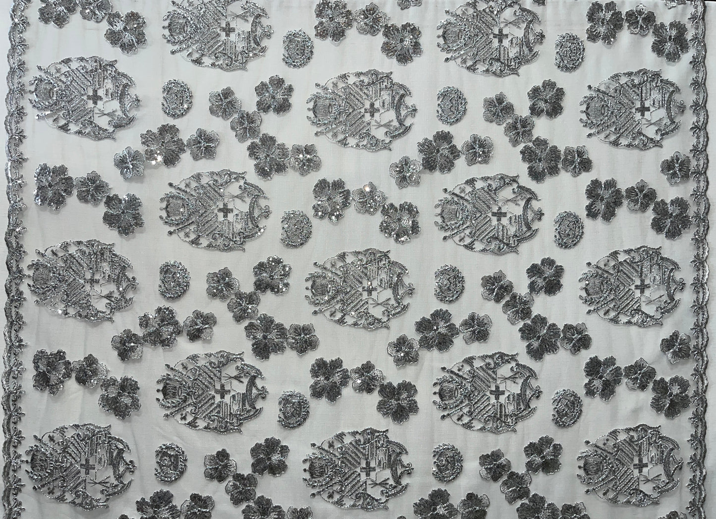 Hibiscus Tonga Seal Lace | Islands Fabric Islands Fabric