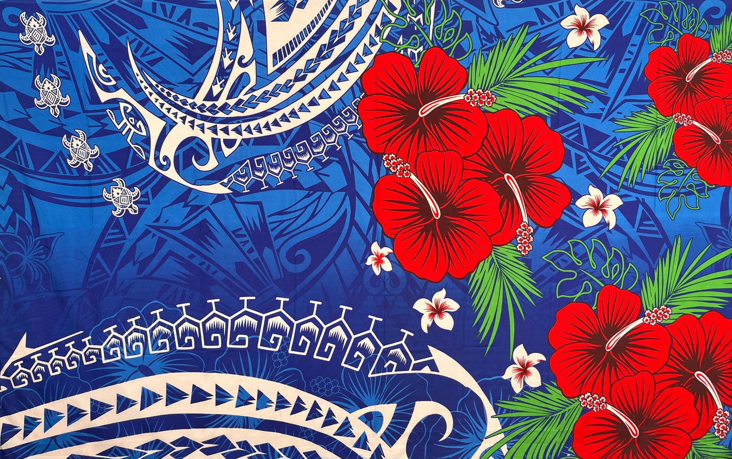 Fiji Hibiscus Cluster Sarong | Islands Fabric Islands Fabric