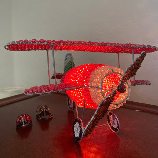 Biplane Lamp Beadworx by Extol Accessories