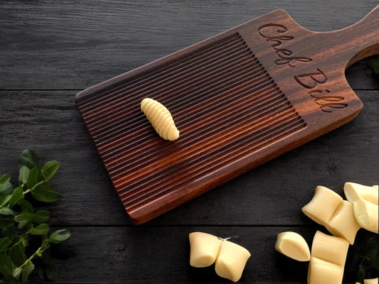 Handcrafted Gnocchi Board – Deep Grooves for Perfect Pasta Luigi's Wood Shop