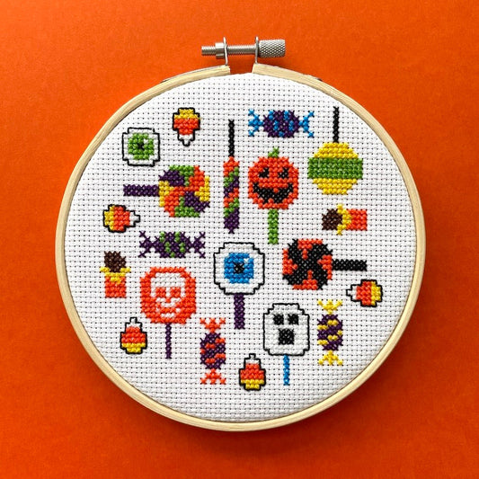 Gimme Candy Counted Cross Stitch DIY KIT