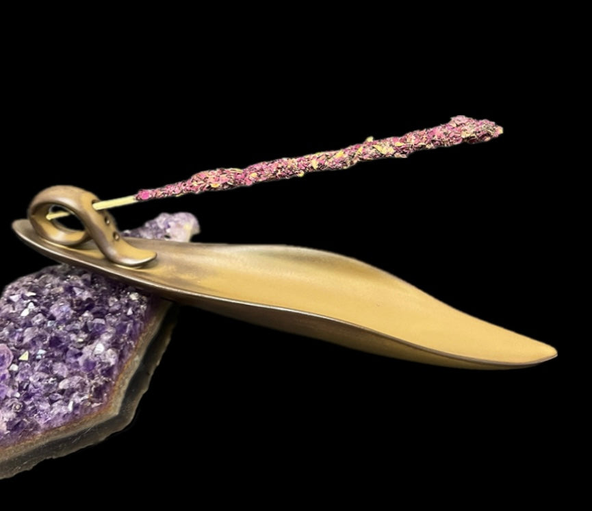 Leaf Ceramic Burner | Incense | Pyramid | Triangle | 7 Day