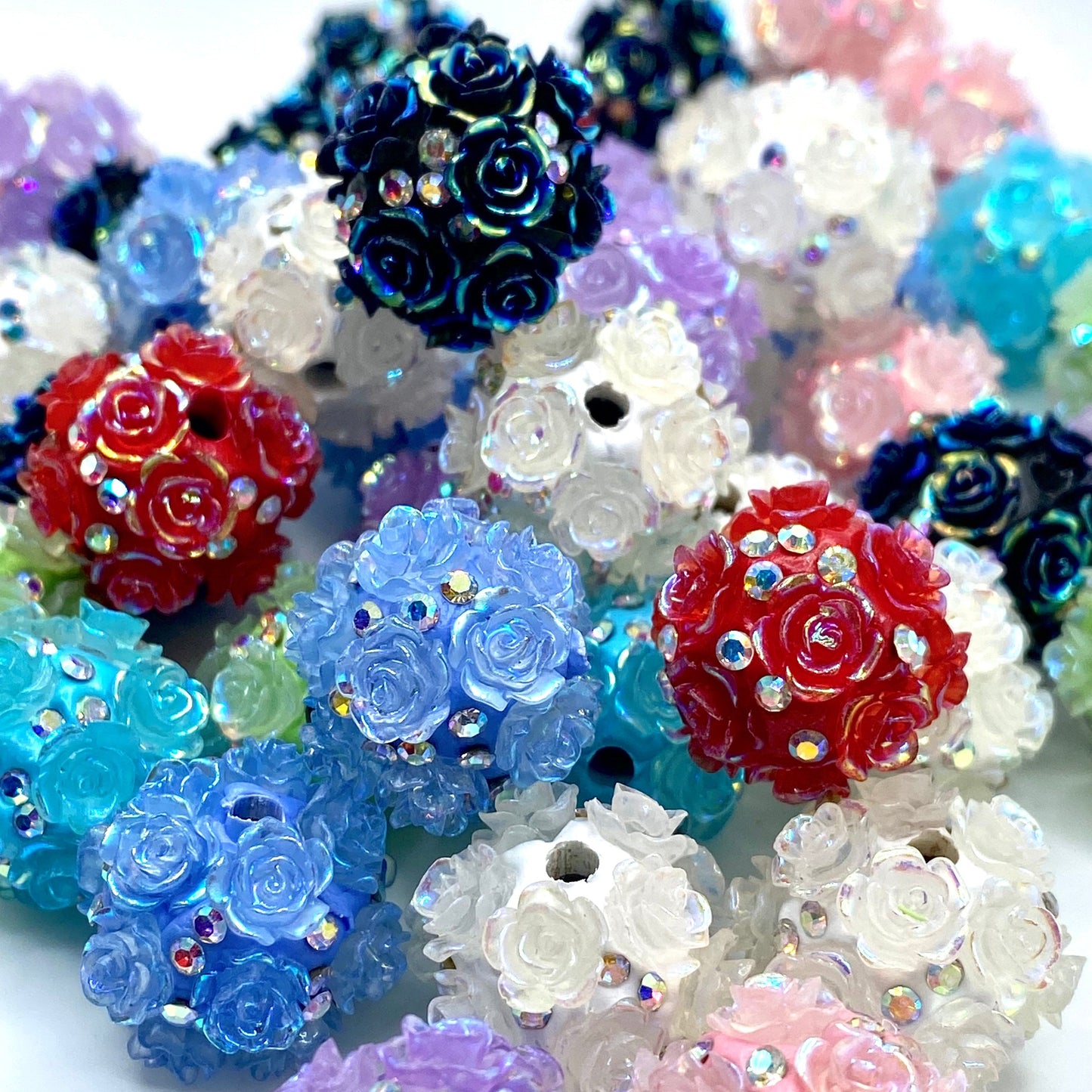 Kiss From a Rose Acrylic Beads Emerald City Beads & Supplies