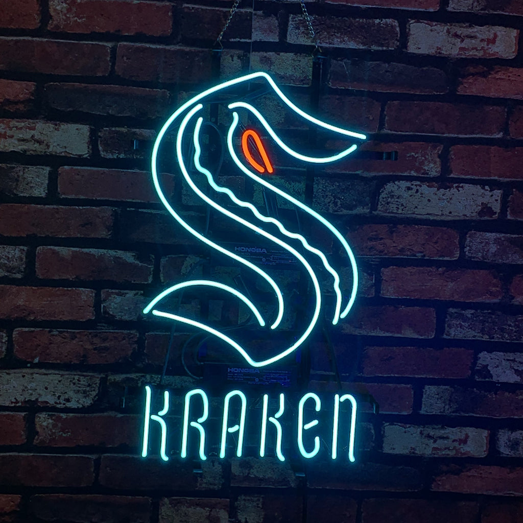 Seattle Kraken Neon Light Sign Neon Signs Land