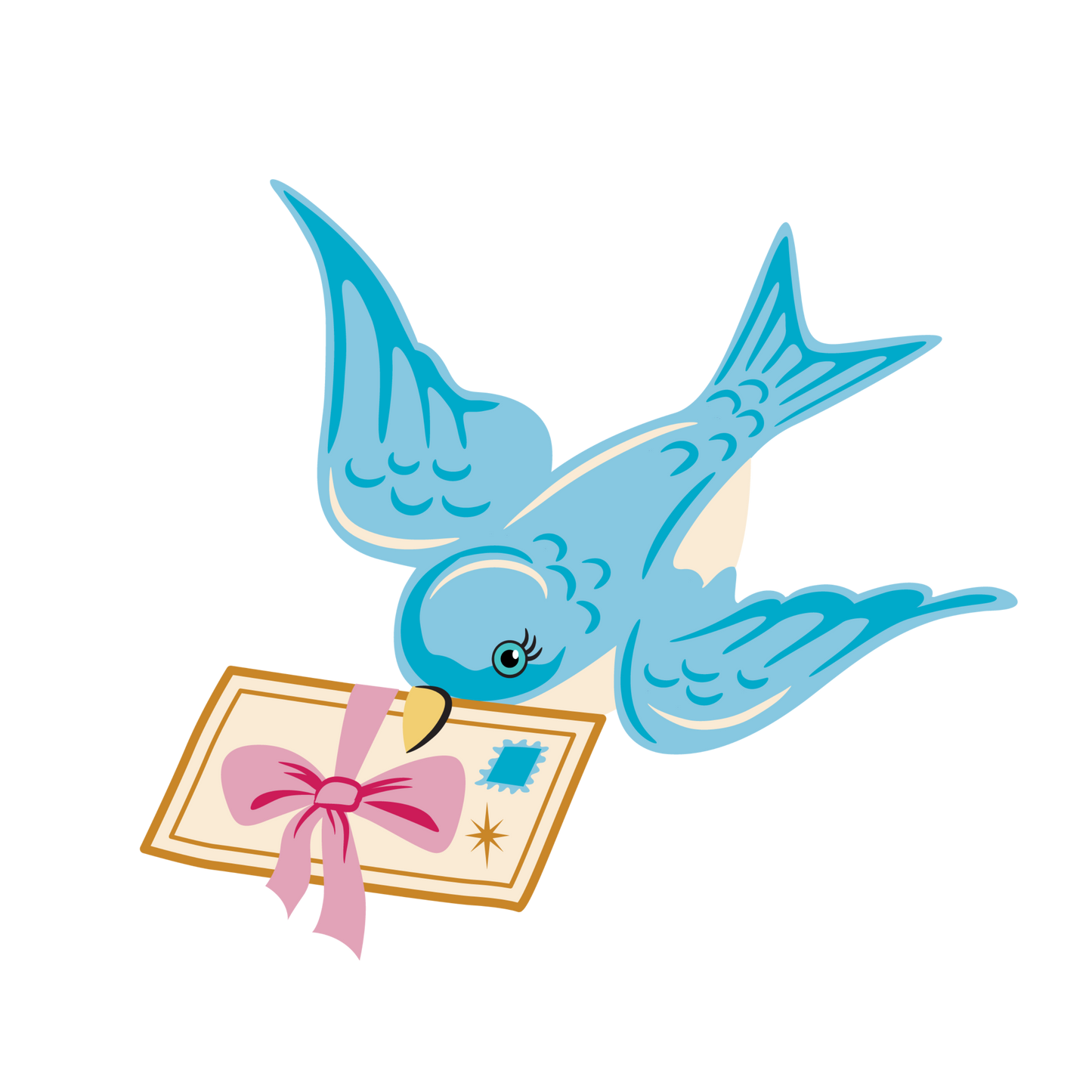 Flight of Fancy Brooch by 50's Vintage Dame x Lipstick & Chrome