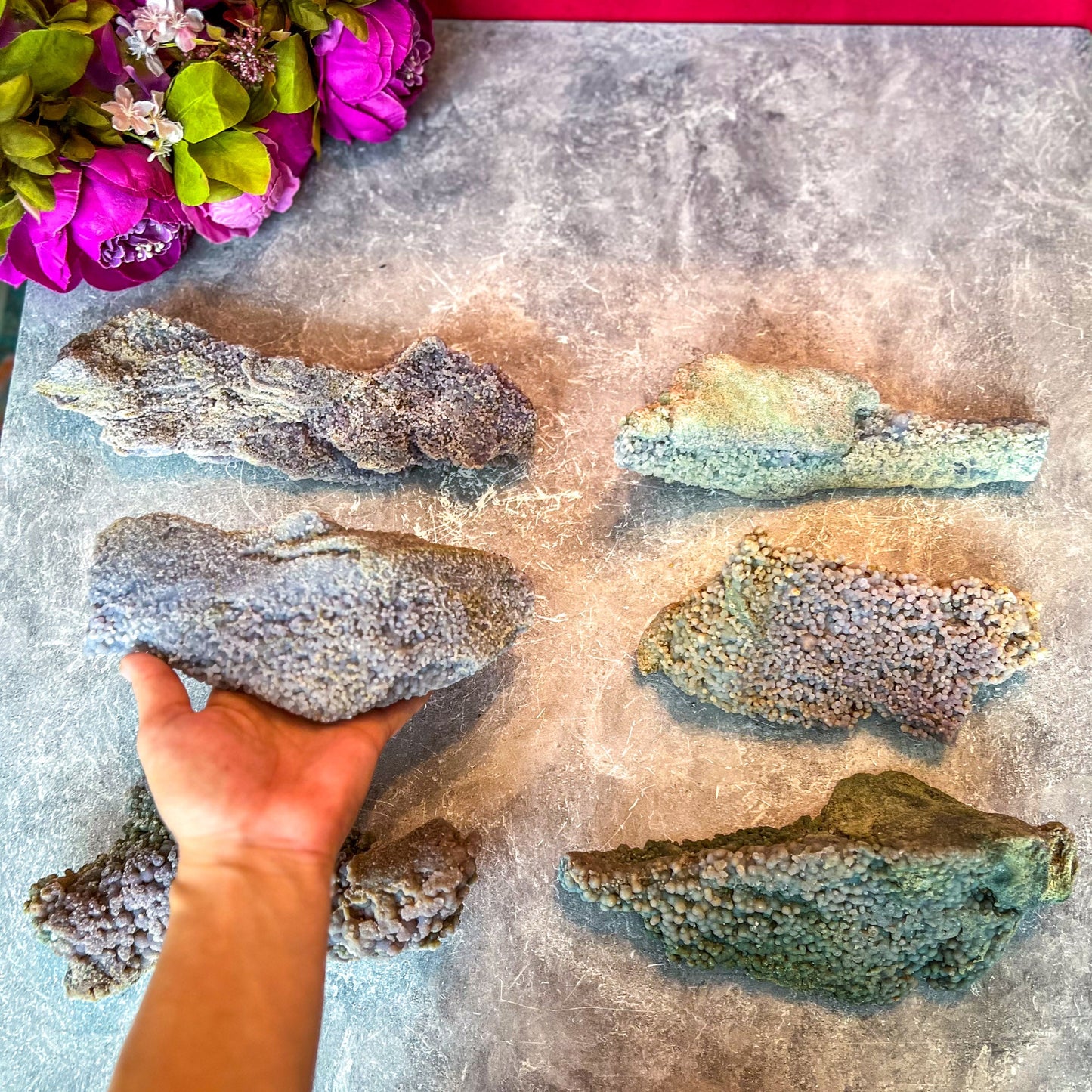 Large Grape Agate Clusters, CHEAP!! You Choose Piece!