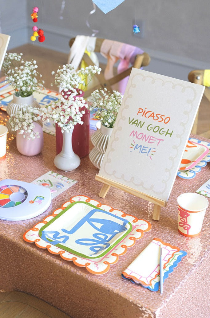 Art Party Paper Pad POP party supplies
