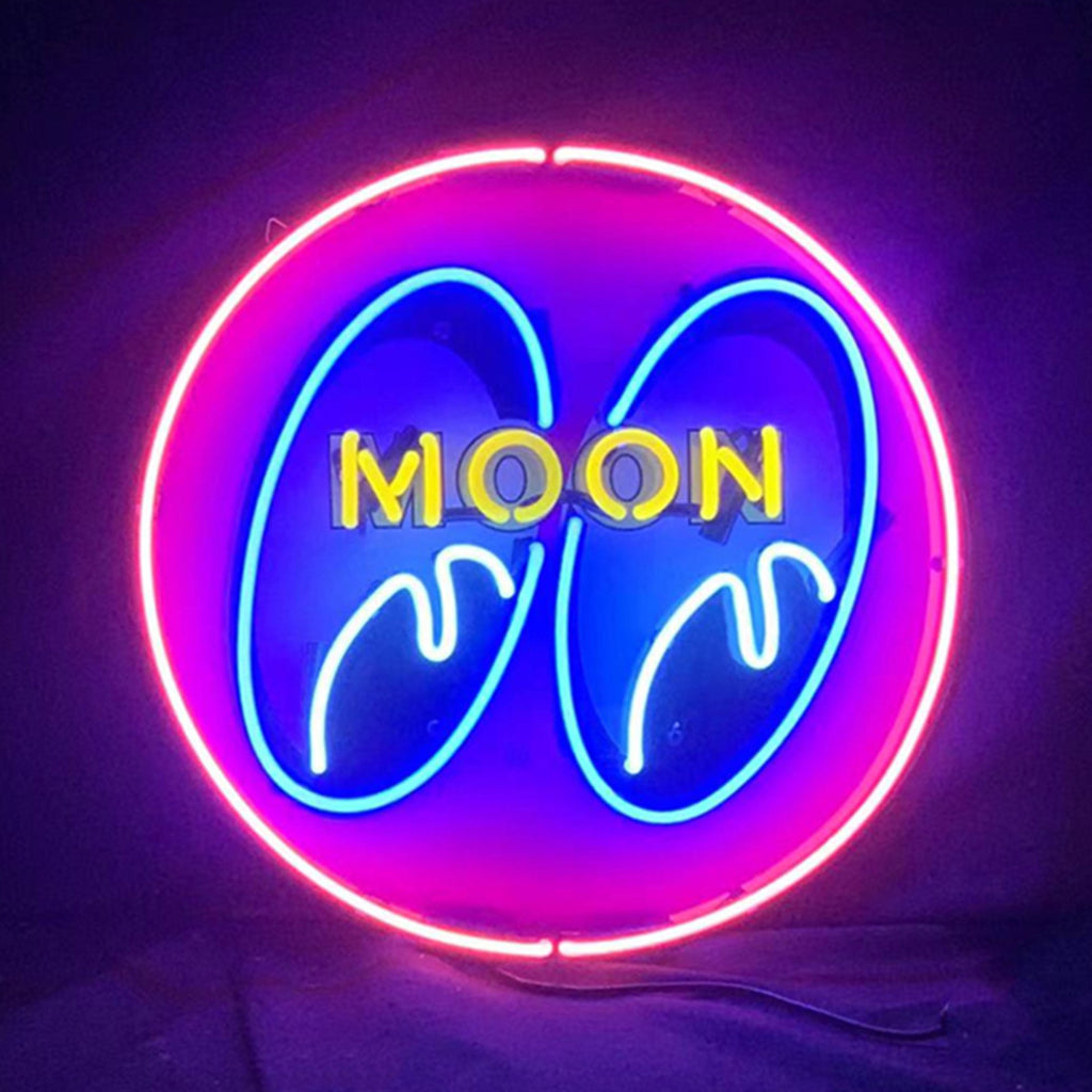 Moon Eyes Neon Signs Pink Neon Signs Land