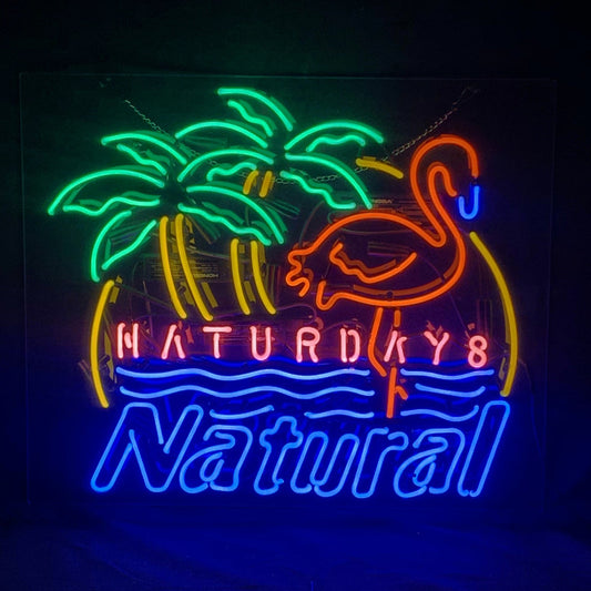 Natural Days Flaminigo Palm Tree Neon_Signs Neon Signs Land