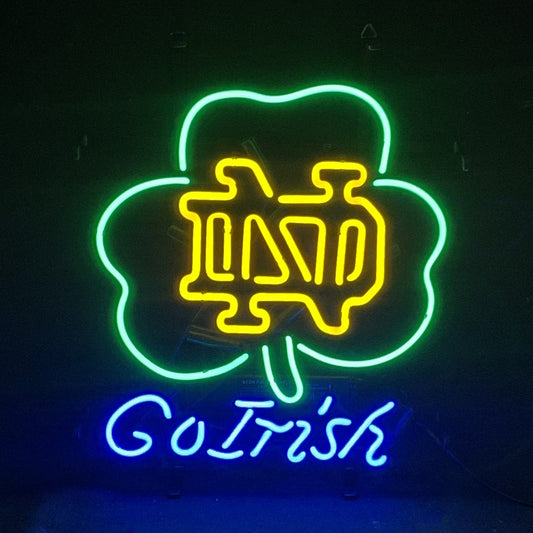 Notre Dame Go Irish Neon Signs Light Neon Signs Land