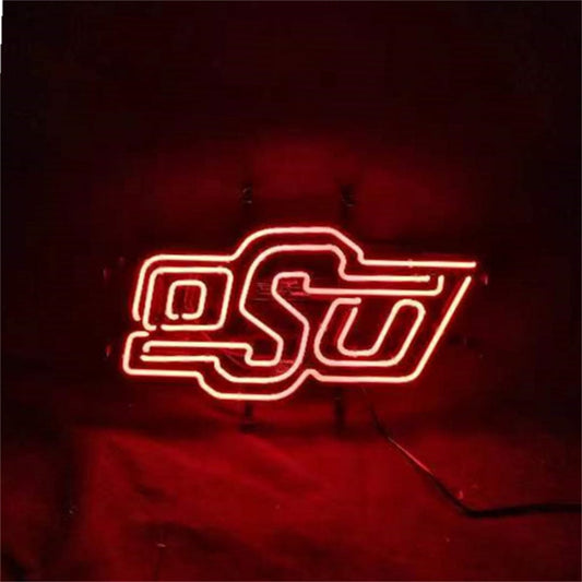 Oklahoma State University Logo Neon Signs Neon Signs Land
