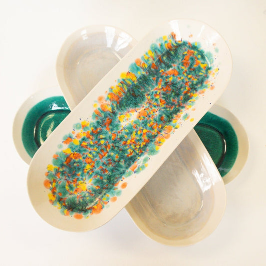 Artisan Long Oval Dish - Prodigal Pottery prodigalpottery