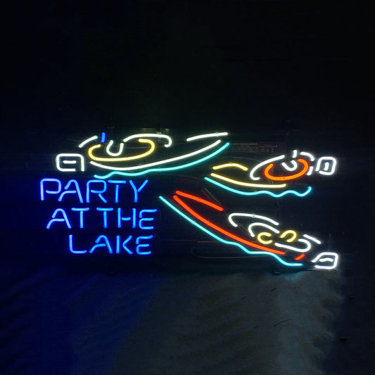 Yacht Party At The Lake Neon Signs Neon Signs Land