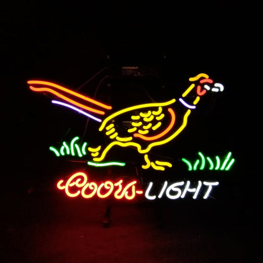 Pheasant Coors Light Neon Light Sign Neon Signs Land