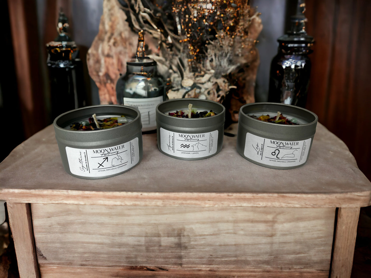 Zodiac Candles – 6 oz Astrology Inspired Candles with 40+ Hour Burn Time