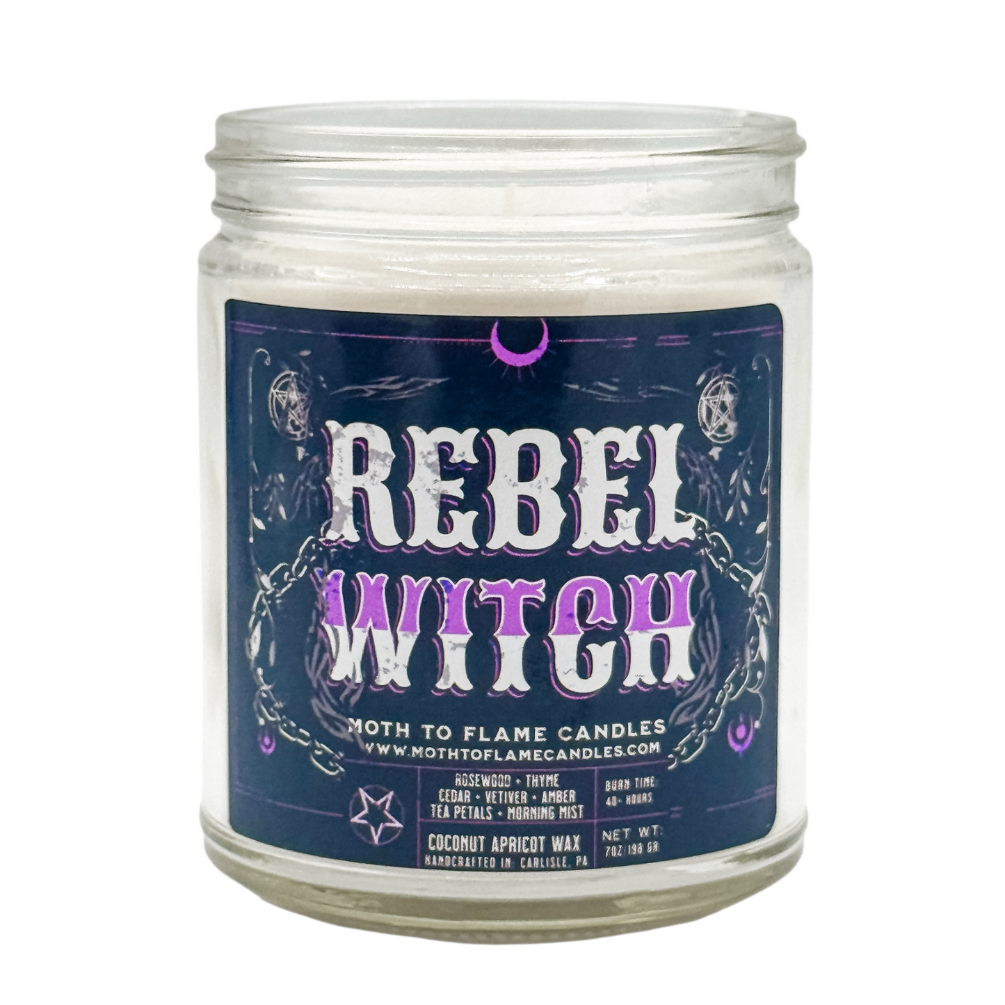 Rebel Witch – 7 oz Candle Moth to Flame Candles