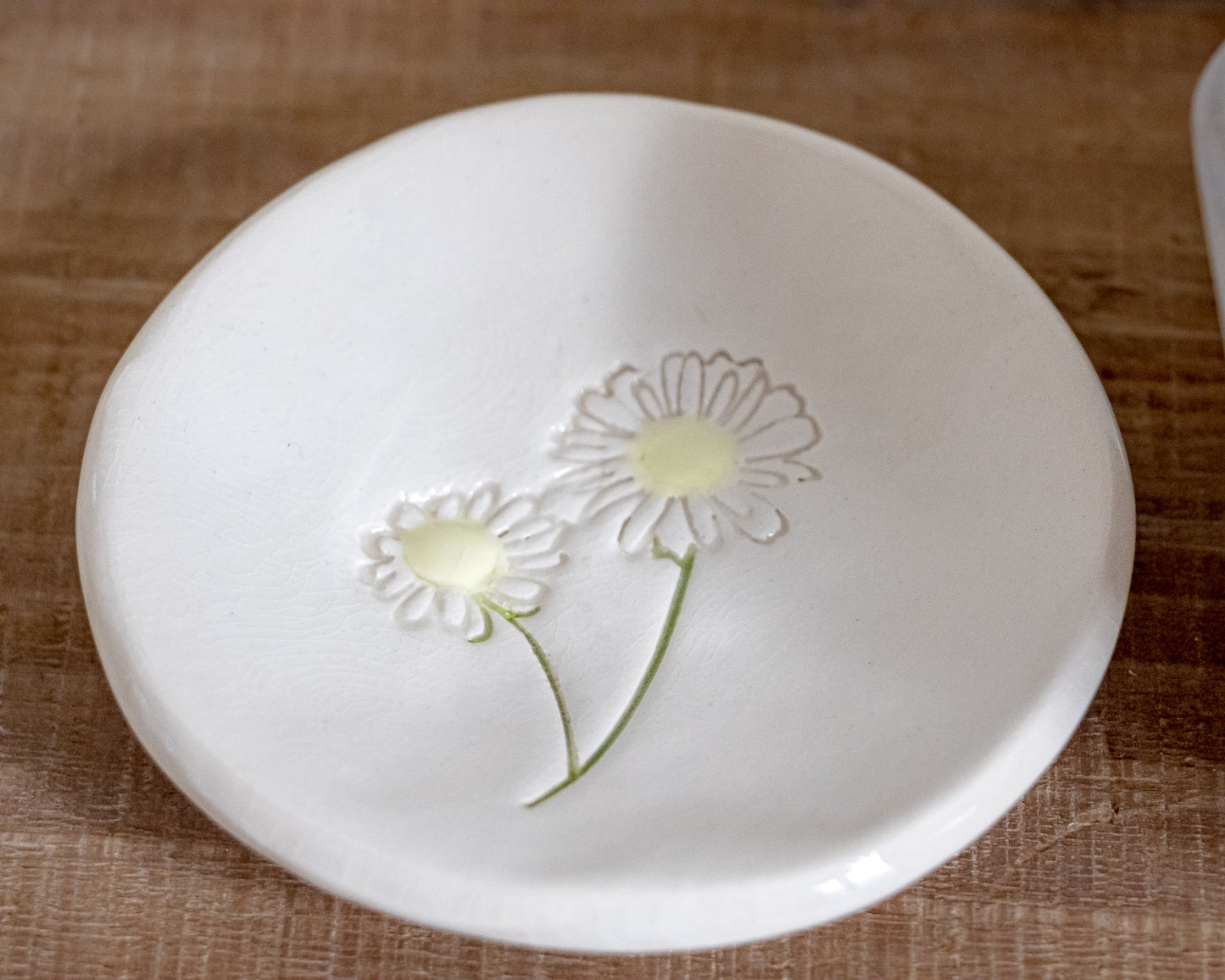 Birth Flower Ring Dish - Prodigal Pottery prodigalpottery