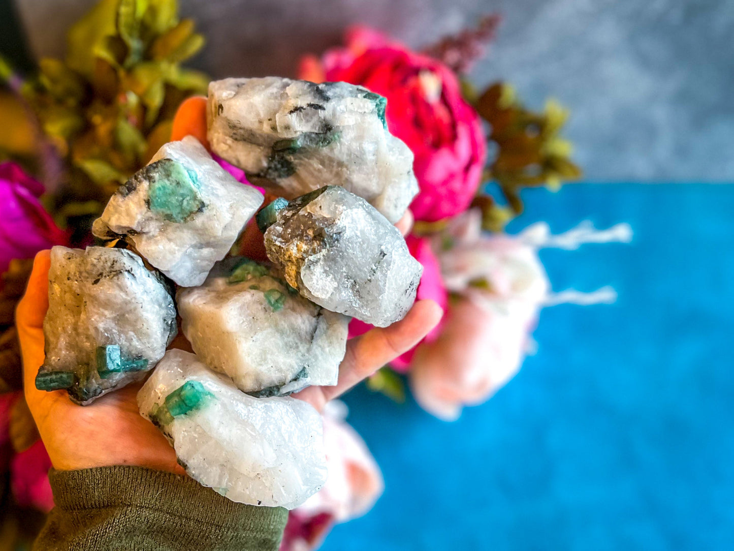 Raw Emerald Specimens