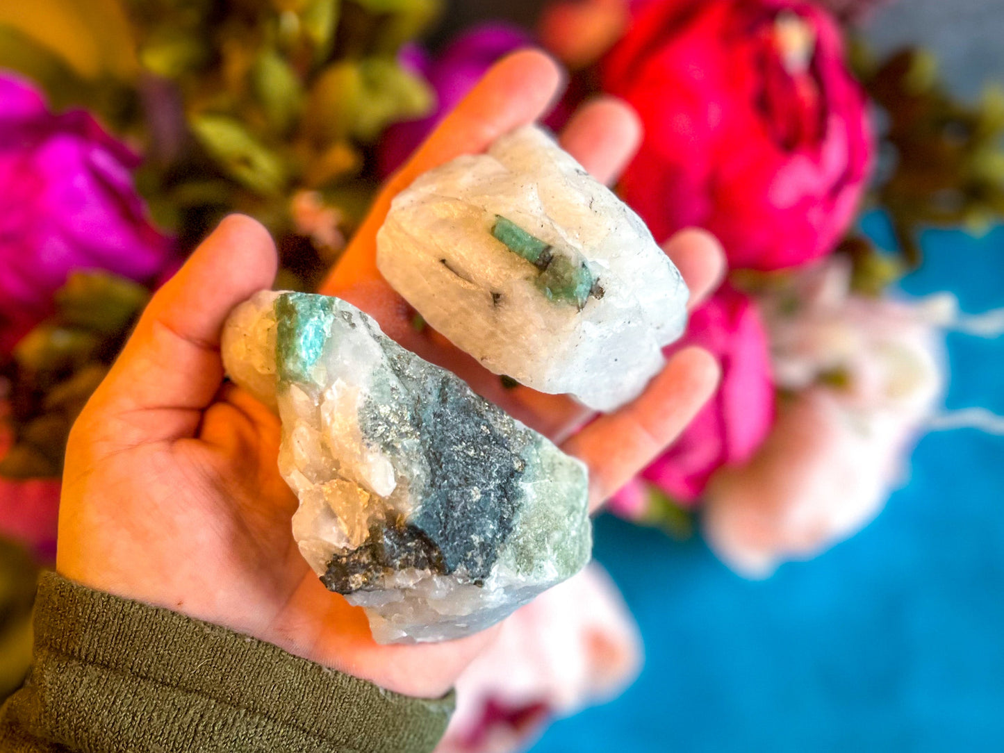 Raw Emerald Specimens